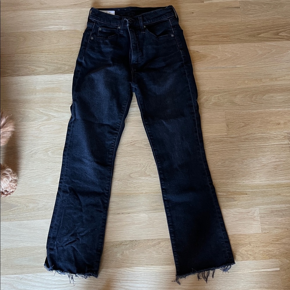 GAP Black Kick Fit High Rise Jeans